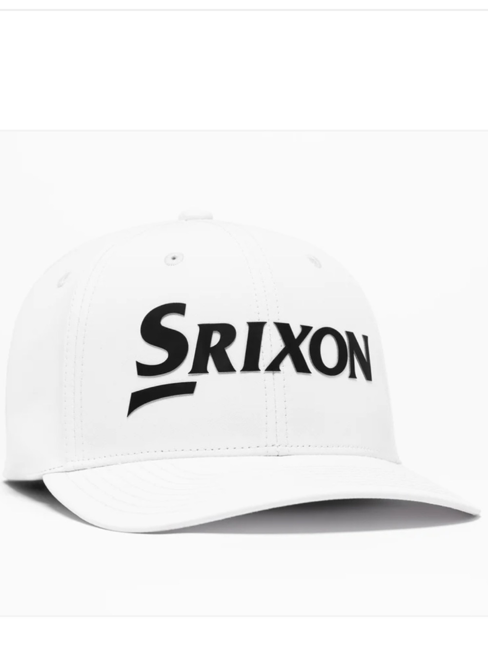 SRIXON MEN'S TOUR TECH GOLF Performance SNAPBACK HAT White
